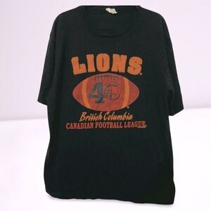 Vintage 1994 CFL BC Lions Football Graphic T-shirt